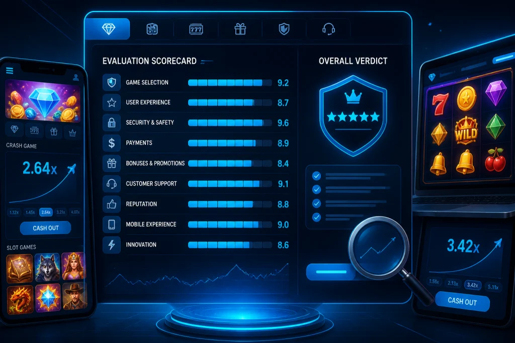 Crash-Game mit steigendem Multiplikator und Cashout-Button auf dem Smartphone-Display